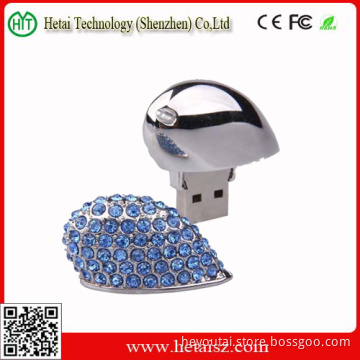 Personalized Heart Jewelry 512GB USB Flash Drive China Manufacture